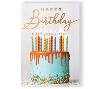 Make It Personal Becky It's Your Birthday! Cake & Candles Musical Birthday Card Singing Happy Birthday To You Becky Card Sings - Happy Birthday To Becky