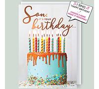 Make It Personal Fred It's Your Birthday! It's Your Birthday Son Musical Birthday Card Singing Happy Birthday To You Fred Card Sings - Happy Birthday To Fred