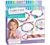 Make It Real 1316 Jewellery Making Sets for Children, Multi-Coloured