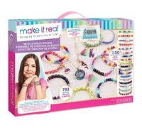 Make It Real 1515 2901515 Mega, DIY Craft Set, Jewellery Design, Necklaces and Bracelets, Creative Kit for Children, Multi-Coloured