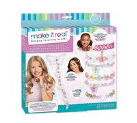 Make It Real: Butterfly Jewelry Set - Create 7 Pieces of Jewelry, 281 Pieces, Includes Play Tray, DIY All-in-One Kit, Tweens & Girls, Arts & Crafts, Kids Ages 8+