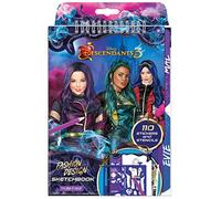 Make It Real Disney Descendants 3 Fashion Design Sketchbook - Disney Inspired Coloring Book for Girls. Includes Evie, Mal & Uma Sketch Pages, Stencils, Stickers, and Design Guide