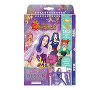 Make It Real Disney Descendants Royal Wedding Sketchbook - Fashion Design Drawing & Colouring Book for Girls - Includes Descendants Royal Wedding Sketch Pages, Stencils, Stickers & More