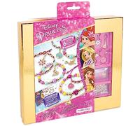 Make It Real Disney Princess Bracelet Making Kit with Swarovski Crystals and Ariel, Belle and Rapunzel Charms - Girls Toys