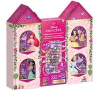 Make It Real: Disney Princess: Castle Style DIY Bracelet Kit - 332 pcs Jewelry Set Create 12 Bracelets 8 Exclusive Charms Girls & Kids Ages 6+