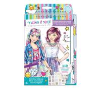 Fashion Design: Digital Dream Kawaii Anime Emoji Stickers Sketch Book