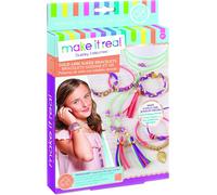 Make It Real - Gold Link Suede Bracelets. DIY Suede Bracelet & Choker Making Kit