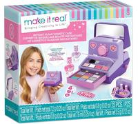 Make It Real Instant Glam Cosmetics Set with Vintage Instant Camera Shaped Box in Purple Make It Real Purple