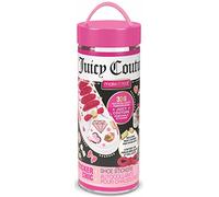 Make It Real Juicy Couture DIY Shoe Design Set: Creative Set for Creating Your Own Trainers, Decorative Tattoo Stickers, Wings, Velvet Shoelaces and Much More, Gift for Girls from 8 Years