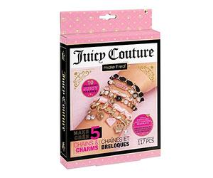 Make It Real Juicy Couture Mini Chains and Charms - Teenagers Friendship Jewellery Making Bracelet Kit - Gifts for Girls