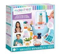 Make It Real Mini Pottery Studio - Mini Pottery Kit with Ceramic Wheel, Air Dry Clay for Kids, Crafts for 8 Year Old Girls +, 10 Projects, Mess Free Creative Art Set, Clay Kits for Tweens, 26 Pcs