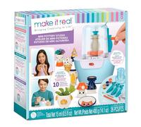 Make It Real - Mini Pottery Studio | Pottery Kit | Pottery Workshop for Children | Kids Craft Kits | Air-Drying Clay with Tools and Paints | Craft Kits for Kids | Gifts for 8 Year Old Girls Or More