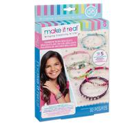 Make It Real Rainbow Bracelet Making Kit - Girls Friendship Jewellery - Arts and Crafts for Kids