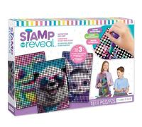 Make It Real Stamp to Reveal DIY Dot Posters, 1 Stamper per kit & 3 Dot Posters |Craft Kit, Artwork Activity, Girls & Kids Ages 6 Bunny, Frog, Panda