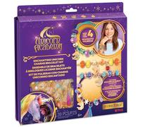 Make It Real Unicorn Academy Bracelet Making Kit for Kids - Magical Craft Set with Colourful Metal Charms - Creative Toys & Jewellery Making Activities - Inspired by Netflix Series Characters