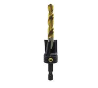 Make it Snappy Tools 5/16 Inch x 3/4 Inch 3-Flute Flat Bottom Counterbore with TiN coated twist drill #34820