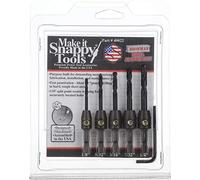 Make it Snappy Tools Ironman 5 piece Quick Change Drill Bit Adapter Set for Metalworking, Fabrication and Installation