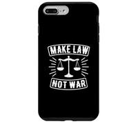 Make Law Not War Lawyer Judge Retro Vintage Case for iPhone 7 Plus/8 Plus