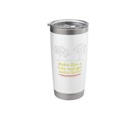 Make Like A Tree, Funny Joke Pun Comeback Saying Stainless Steel Insulated Tumbler