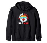 Make love not war Zip Hoodie