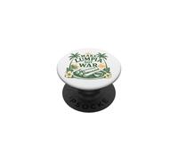Make Lumpia Not War Funny Filipino Food Lover Retro Graphic PopSockets Adhesive PopGrip