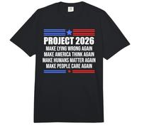 Make Lying Wrong Again Flag Project 2026 Sign Save Democracy Comfort Colors Adult Heavyweight T-Shirt