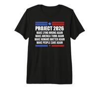 Make Lying Wrong Again Flag Project 2026 Sign Save Democracy Premium T-Shirt