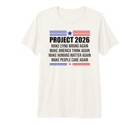 Make Lying Wrong Again Flag Project 2026 Sign Save Democracy Premium T-Shirt