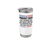 Make Lying Wrong Again Flag Project 2026 Sign Save Democracy Stainless Steel Insulated Tumbler