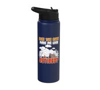 Make me Look Retired - Retirement Retired Camping Tent Stainless Steel Insulated Water Bottle