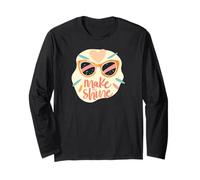 Make Me Shine Quote Cute Retro Sunglasses Self Love Long Sleeve T-Shirt