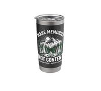 Make Memories Not Content Camp More Scroll Less Nature Stainless Steel Insulated Tumbler