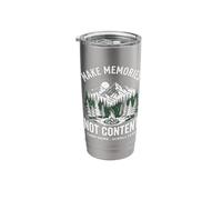 Make Memories Not Content Camp More Scroll Less Nature Stainless Steel Insulated Tumbler
