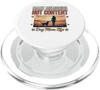 Make Memories Not Content Funny Dog Mom Life Gift PopSockets PopGrip for MagSafe