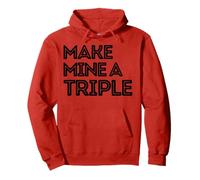 Make mine a triple whiskey shot drink shots liquior drinkers Pullover Hoodie