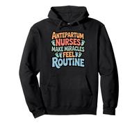 Make Miracles Obstetrics Obgyn Gynecology Antepartum Nurse Pullover Hoodie