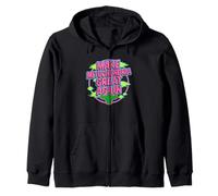Make Mitochondria Great Again Funny Health Science Fitness Zip Hoodie