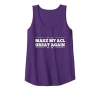 Make My A reat Again Funny Broken ACL Surgery Recovery Tank Top