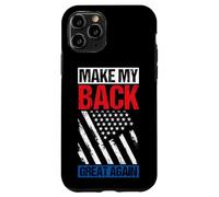 MAKE MY BACK GREAT AGAIN Vintage American Flag Case for iPhone 11 Pro