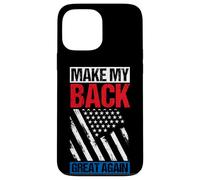 MAKE MY BACK GREAT AGAIN Vintage American Flag Case for iPhone 13 Pro Max