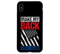 MAKE MY BACK GREAT AGAIN Vintage American Flag Case for iPhone XS Max