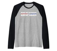 Make My Eyesight Great Again Eye Surgery Recovery Funny Raglan Baseball Tee