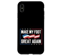 Make My Foot Great Again Funny Broken Feet Surgery Recovery Case for iPhone XS Max