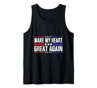 Make My Heart Great Again Funny Heart Surgery Humor Tank Top