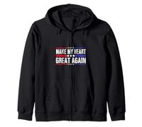 Make My Heart Great Again Funny Heart Surgery Humor Zip Hoodie