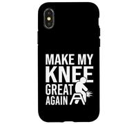 Make My Knee Great Again, Funny Bad Knee, Knee Surgery Case for iPhone X/XS