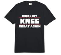 Make My Knee Great Again Funny Broken Knee Comfort Colors Adult Heavyweight T-Shirt