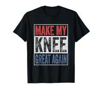 Make My Knee Great Again US Flag Retro Replacement Surgery T-Shirt