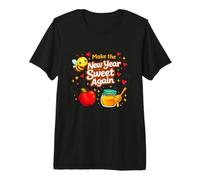 Make New Year Sweet Again Jewish Rosh Hashanah Apple Honey Premium T-Shirt