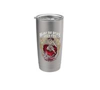 Make No Peace with Evil Archangel Michael Stainless Steel Insulated Tumbler